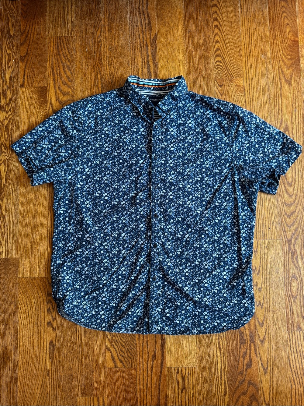 Denim & Flower Ricky Singh Men’s XL Floral Shirt